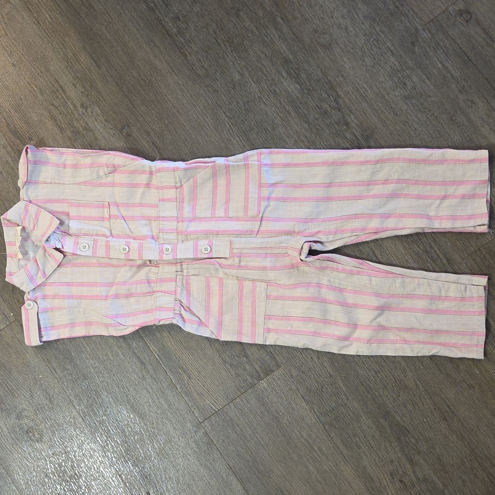 Jessica Simpson • Pinstriped Jumpsuit Romper